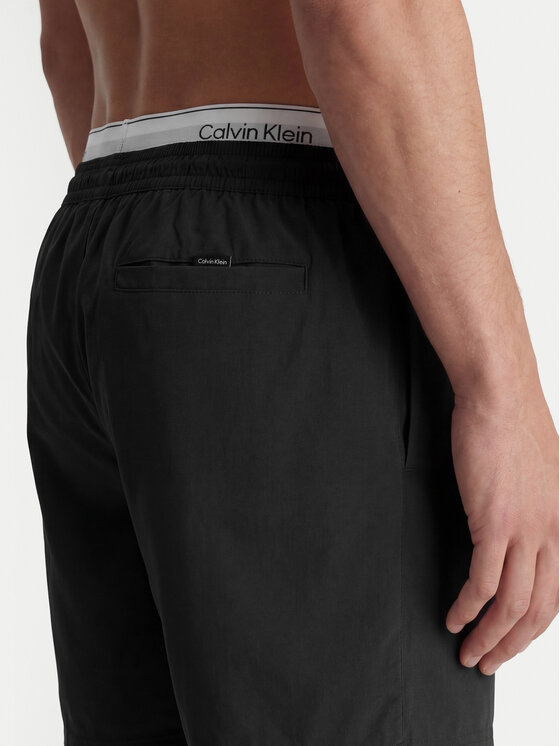 Calvin Klein Swimwear Calvin Klein Swimwear Szorty kąpielowe LV00N61023 Czarny Regular Fit