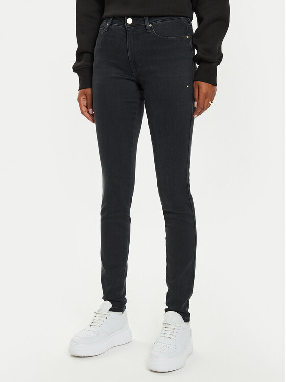 Guess Guess Jeans W4BAJ3 D5HA1 Schwarz Skinny Fit