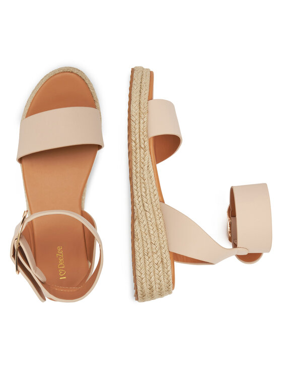 DeeZee DeeZee Espadryle QS276-1 Beżowy