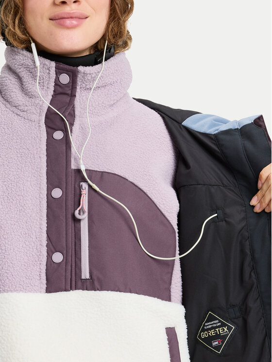 Roxy Roxy Lyžiarska bunda Gore-Tex Stormday ERJTJ03507 Fialová Tailored Fit