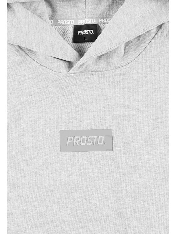 PROSTO. PROSTO. Bluza Box Szary Regular Fit