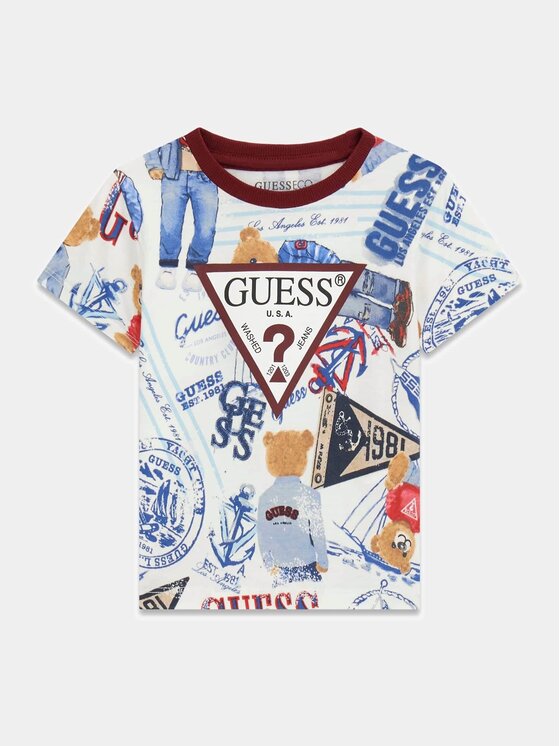 Guess Kids Guess Kids T-Shirt 180626 Barevná Classic Fit