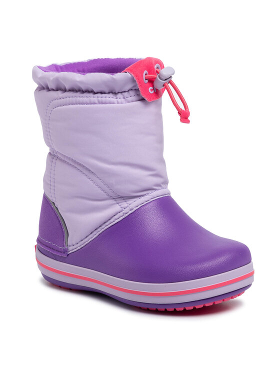 Crocs Schneeschuhe Crocband Lodgepoint Boot K 203509 Violett Modivo