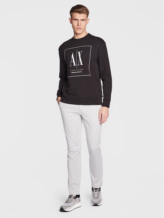 Armani Exchange Armani Exchange Mikina 3RZMAB ZJ83Z 1200 Černá Regular Fit