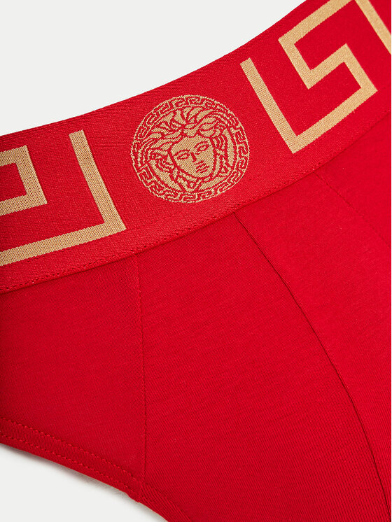 Versace Versace Kalhotky string AU100022 1A1001 Červená