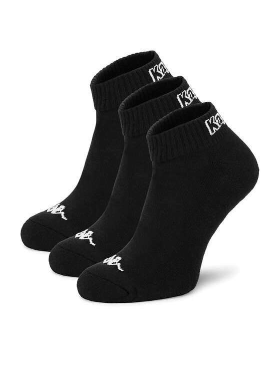 Skarpety Kappa, Czarne, KR/GOAL/SS25 (3-PACK)