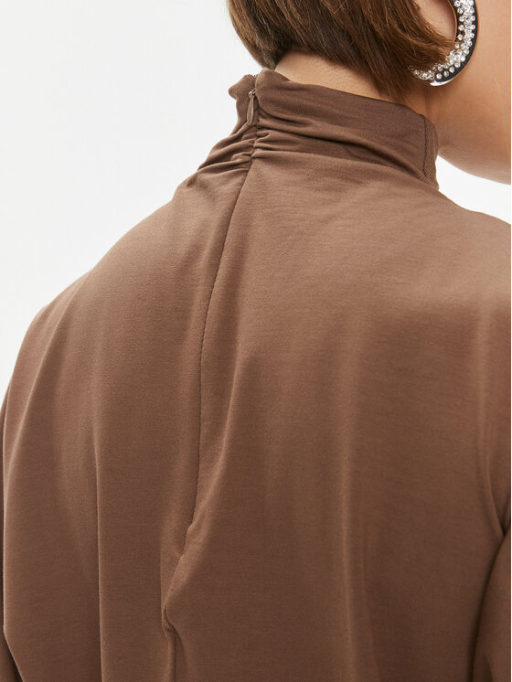 PINKO Pinko Vsakodnevna obleka Atom 102193 A1DE Rjava Regular Fit