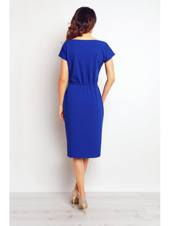 Infinite You Infinite You Sukienka letnia M085 Niebieski Basic Fit