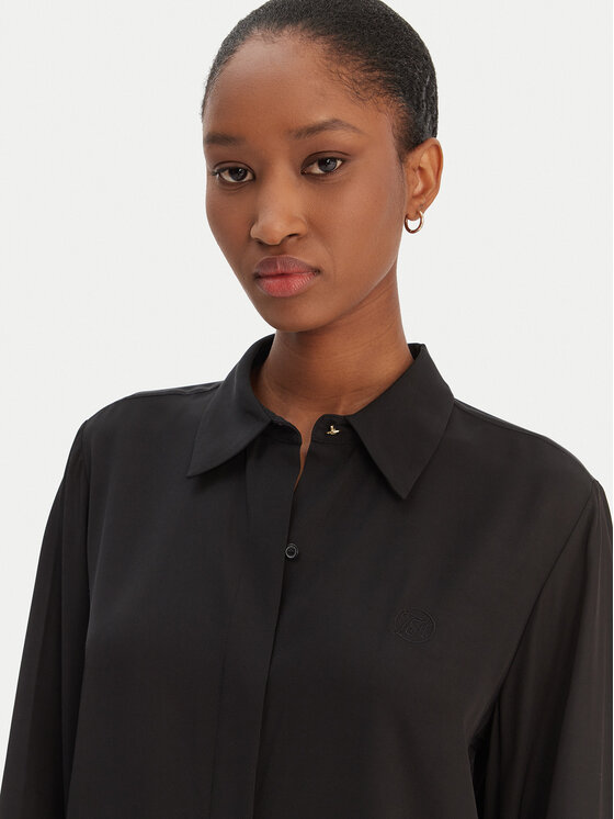 Tommy Hilfiger Tommy Hilfiger Krekls WW0WW48180 Melns Regular Fit