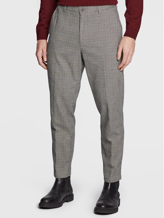 Boss Текстилни панталони C-Perin-W-224 50479606 Сив Relaxed Fit