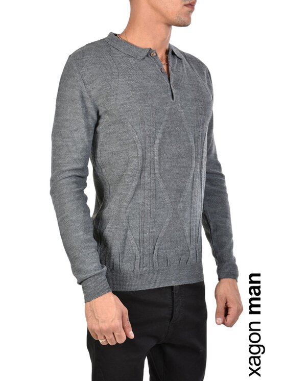 Xagon Xagon Maglione A1908 1J91269 Grigio Regular Fit