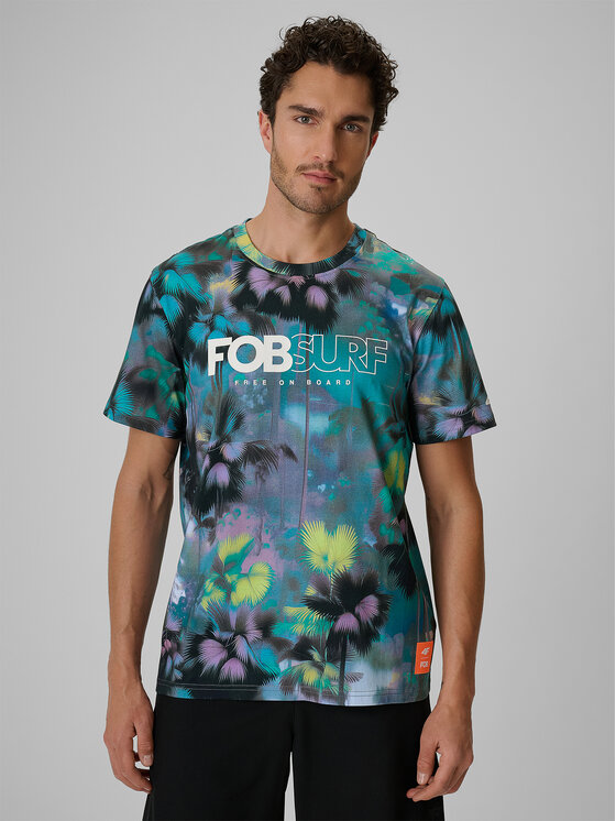 4F 4F T-Shirt FOB SUMMER Kolorowy Regular Fit