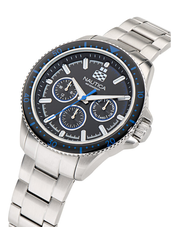 Nautica Nautica Uhr Nct Windrose NAPWRF407 Silberfarben