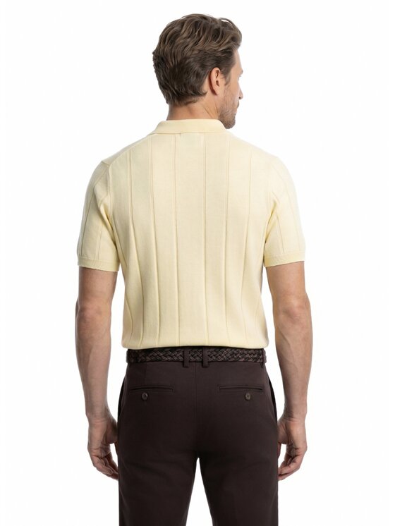 Pako Lorente Pako Lorente Polo P26WF-TX-005 Żółty Oversize