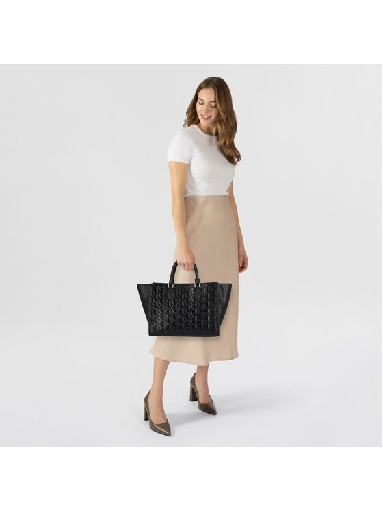 Lacoste Lacoste Torba na zakupy 317398 Czarny