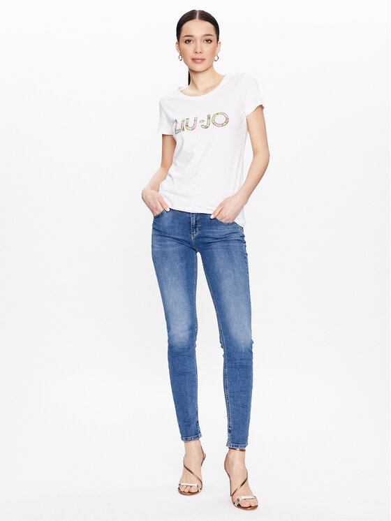 Liu Jo Liu Jo Blugi UA3003 D4788 Albastru Slim Fit