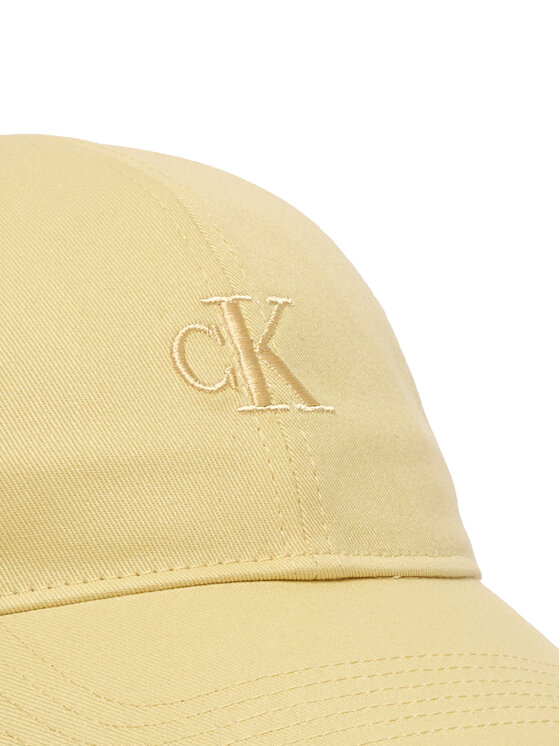 Calvin Klein Calvin Klein Καπέλο Jockey Monogram Embroidery Baseball Cap LV04K5024G Κίτρινο