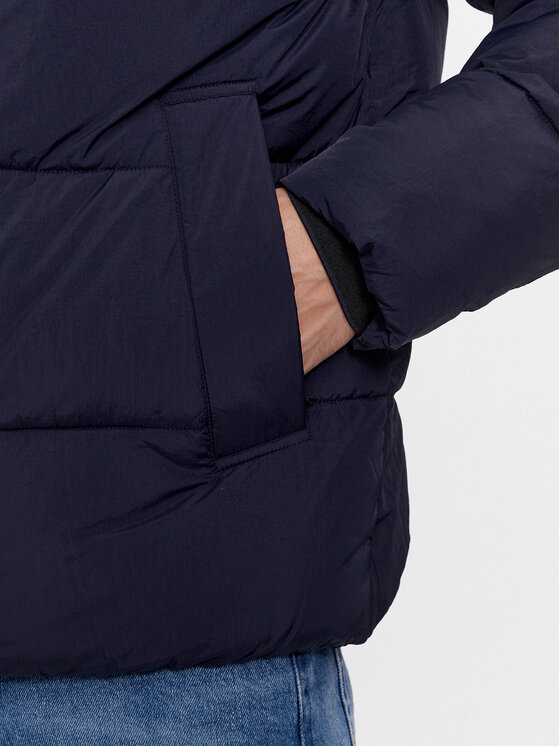 Calvin Klein Calvin Klein Kurtka zimowa Crinkle K10K110336 Granatowy Regular Fit