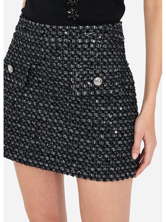 Liu Jo Liu Jo Minigonna UF5146D026722222 Nero Regular Fit