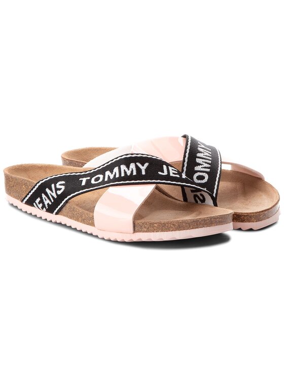 Tommy Jeans Tommy Jeans Παντόφλες Flat Cor EN0EN00322 Ροζ