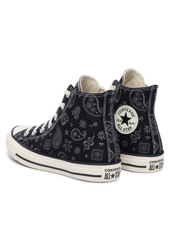 Converse Converse Кеди Chuck Taylor All Star Paisley Pop A19184C Чорний