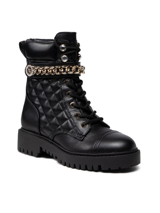 Guess Guess Schnürstiefeletten FL8ODS ELE10 Schwarz