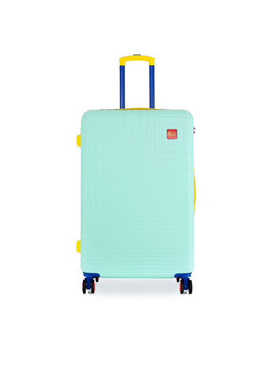 Semi Line Semi Line Μεγάλη Βαλίτσα T5942-3 Πράσινο