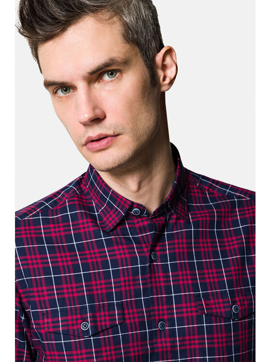 Lancerto Lancerto Koszula Sophie KO073222000016 Granatowy Slim Fit