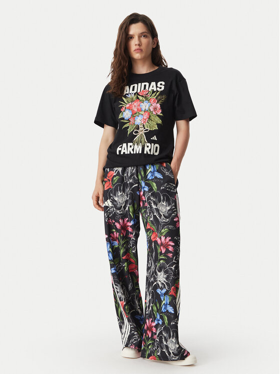 adidas adidas T-Shirt Fram Rio Graphic KR02801 Černá Regular Fit