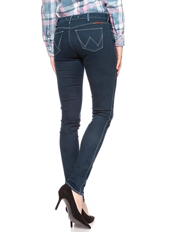 Wrangler Wrangler Jeansy COURTNEY Niebieski Skinny Fit