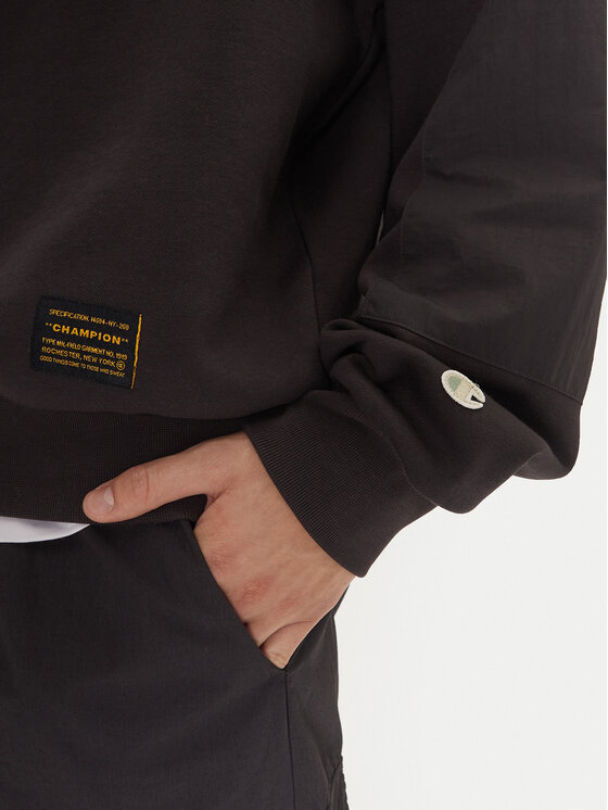 Champion Champion Majica dugih rukava 220421 Siva Loose Fit