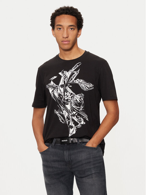 HUGO Hugo T-shirt 50524023 Nero Regular Fit