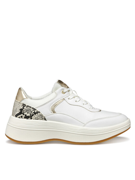 Geox Sneakers D Spherica Ecub-3 D46WTB 0BCAR C0405 Alb