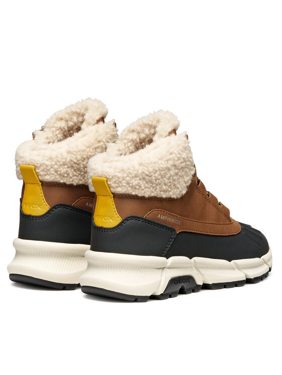 Geox Geox Schnürschuhe J Flexyper Plus J56LCB 0ME50 C0324 S Braun