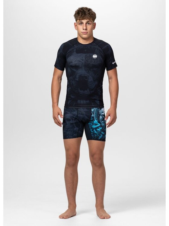 PITBULL PITBULL Koszulka techniczna PITBULL WORLD Czarny Regular Fit