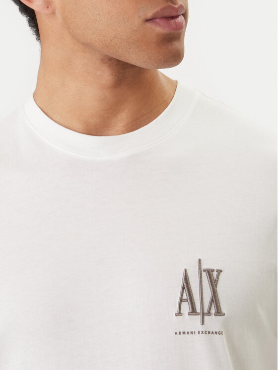Armani Exchange Armani Exchange T-krekls XM000365 AF12308 U0009 Balts Regular Fit