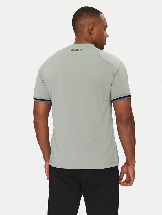 EA7 Emporio Armani EA7 Emporio Armani Koszulka techniczna 7M000256 AF13537 U9024 Zielony Regular Fit