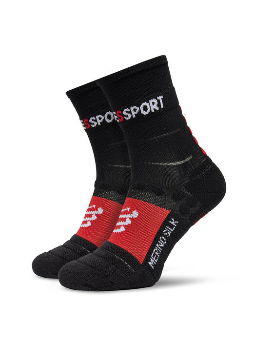 Compressport Ponožky Vysoké Unisex Proracing V3.0 Winter Run SCRU2039012 Čierna