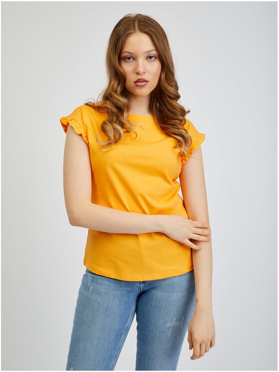 Orsay Orsay Koszula 154154203000__S Pomarańczowy Regular Fit
