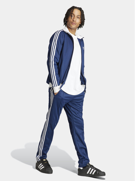 adidas adidas Felpa adicolor Classics Beckenbauer IP0418 Blu Slim Fit