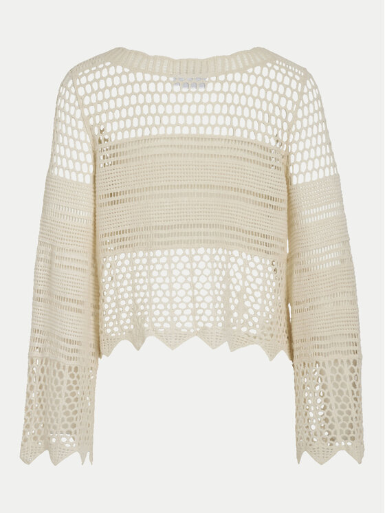 Vila Vila Cardigan Kuna 14106325 Beige Regular Fit