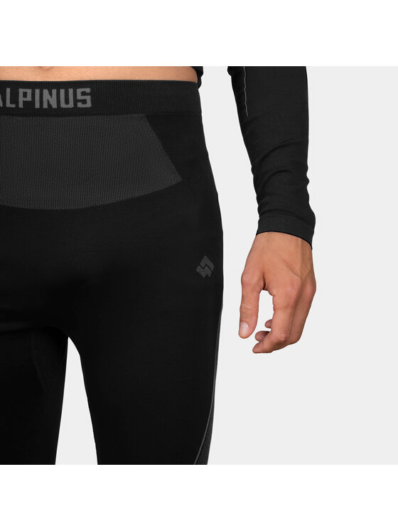 Alpinus Alpinus Komplet bielizny termoaktywnej Hemis Set Czarny