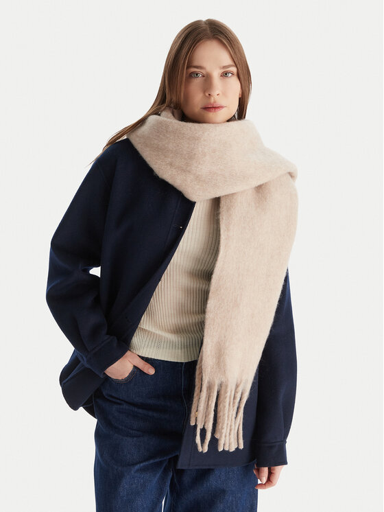Calvin Klein Calvin Klein Шарф Emblem Brushed LV04D8069G Бежевий