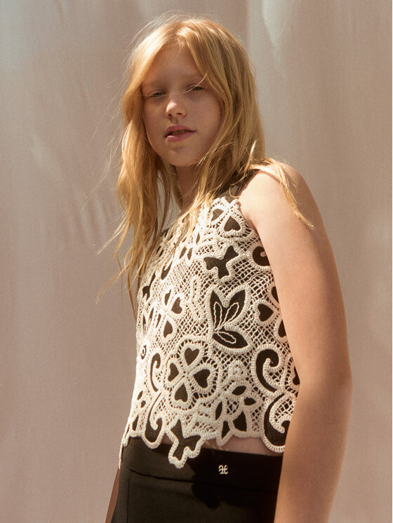 Abel & Lula Abel & Lula Set Bluse und Hose 5217 Schwarz Regular Fit