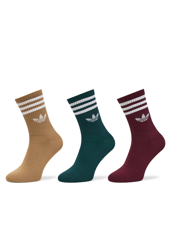 adidas adidas Довгі шкарпетки 3-Stripes JZ4945 Кольоровий