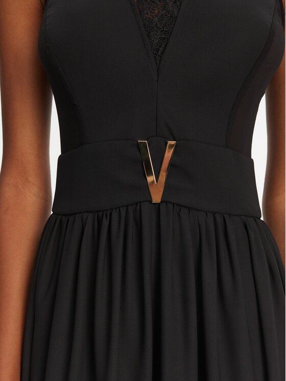 Babylon Babylon Večerna obleka EL0740 Črna Regular Fit