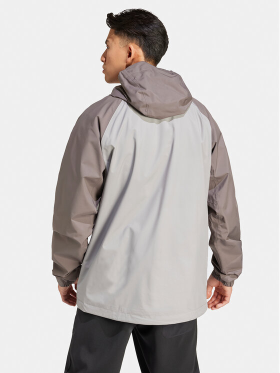adidas adidas Kurtka outdoor Terrex Multi 2L RAIN.RDY IP1430 Szary Regular Fit