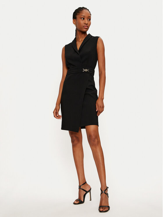 Rinascimento Rinascimento Kokteilinė suknelė 1000769140961 Juoda Regular Fit