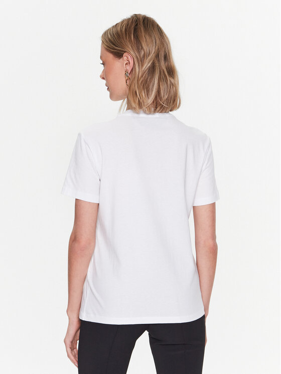 Just Cavalli Just Cavalli T-shirt 74PBHF00 Bijela Regular Fit