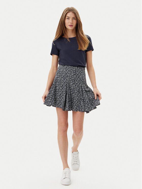 Pepe Jeans Pepe Jeans Trapezförmiger Rock Cassandra PL901196 Dunkelblau Regular Fit